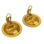 Chanel CC Logo Earrings Metal — view 3