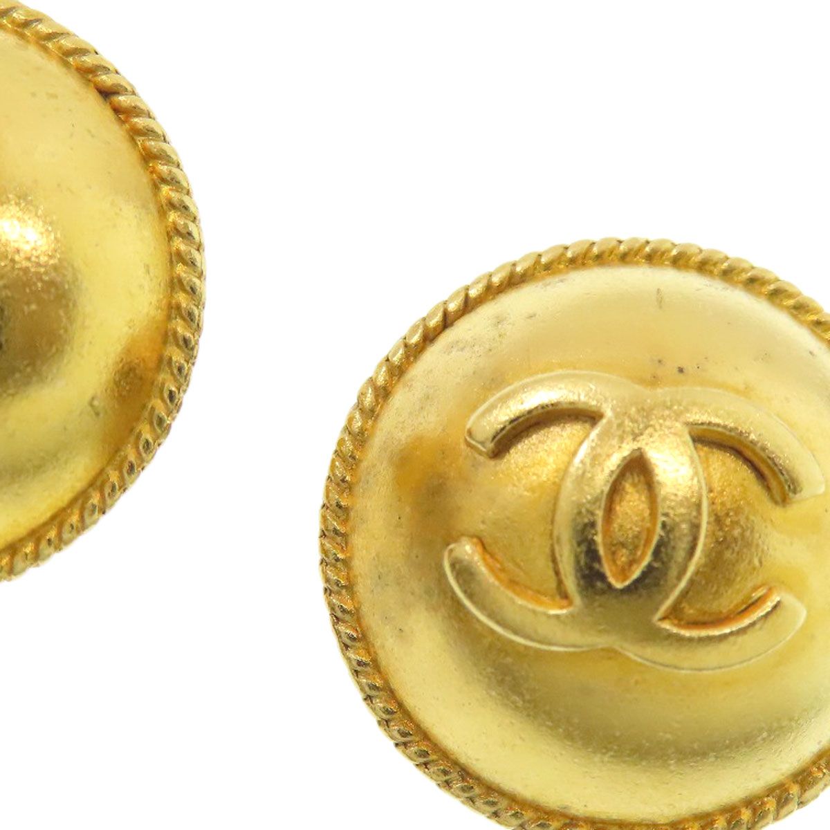 Chanel CC Logo Earrings Metal — view 7