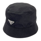Prada Bucket Hat Logo Hat Nylon