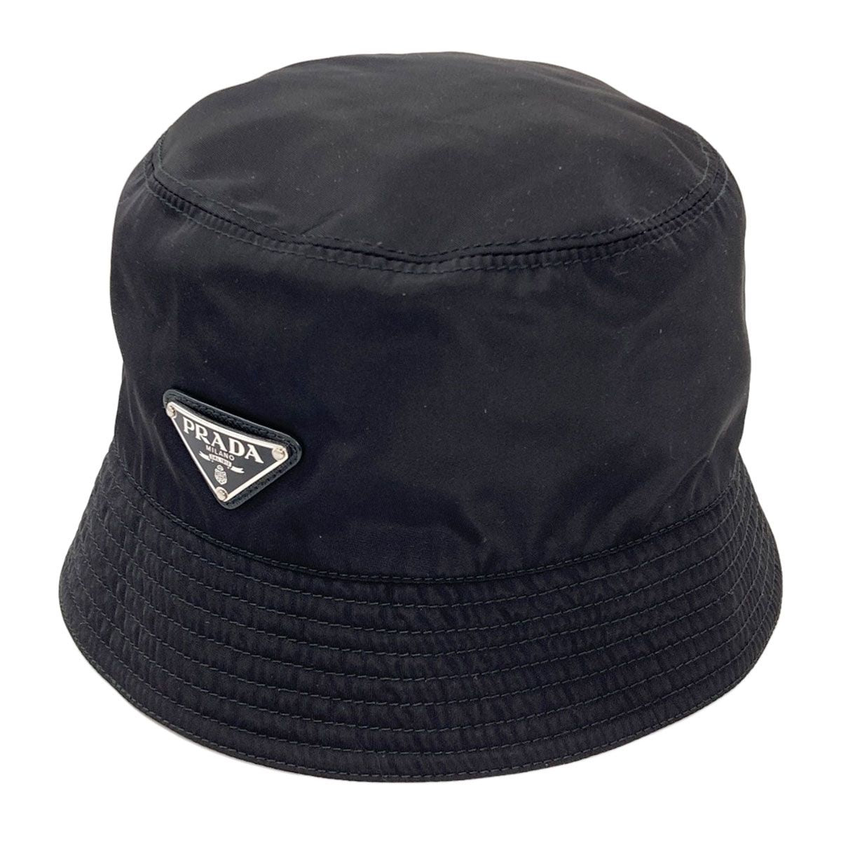 Prada Bucket Hat Logo Hat Nylon