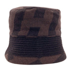 Hermes Pattern Camel Bucket Hat Cloth — view 3