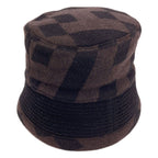 Hermes Pattern Camel Bucket Hat Cloth