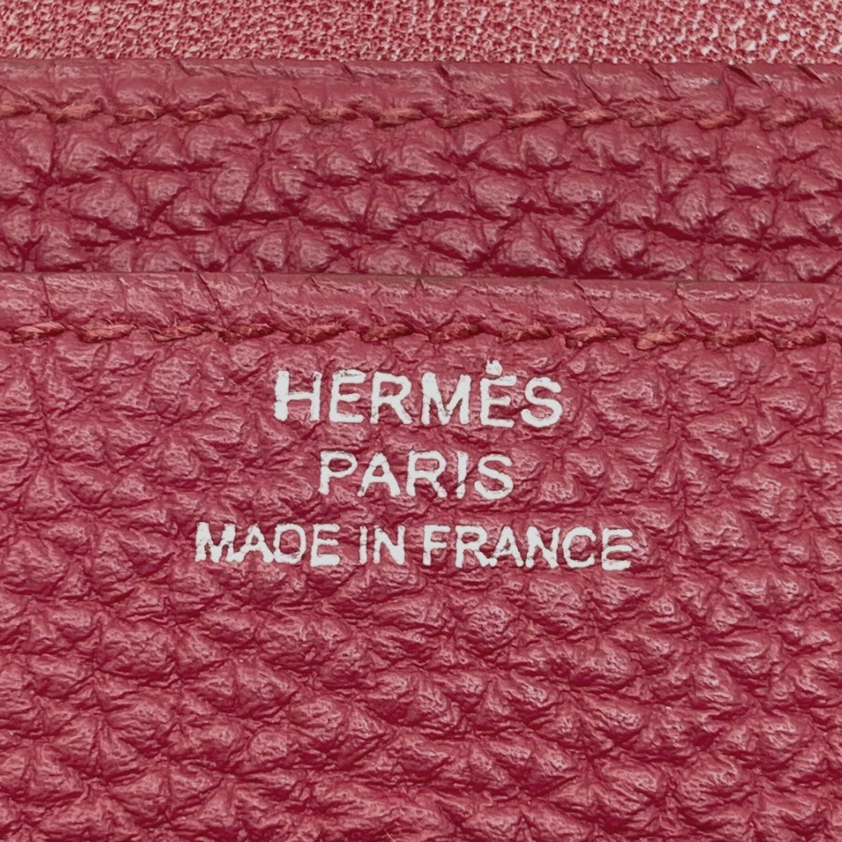 Hermes Dogon GM Silver Wallet Togo — view 8