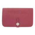 Hermes Dogon GM Silver Wallet Togo