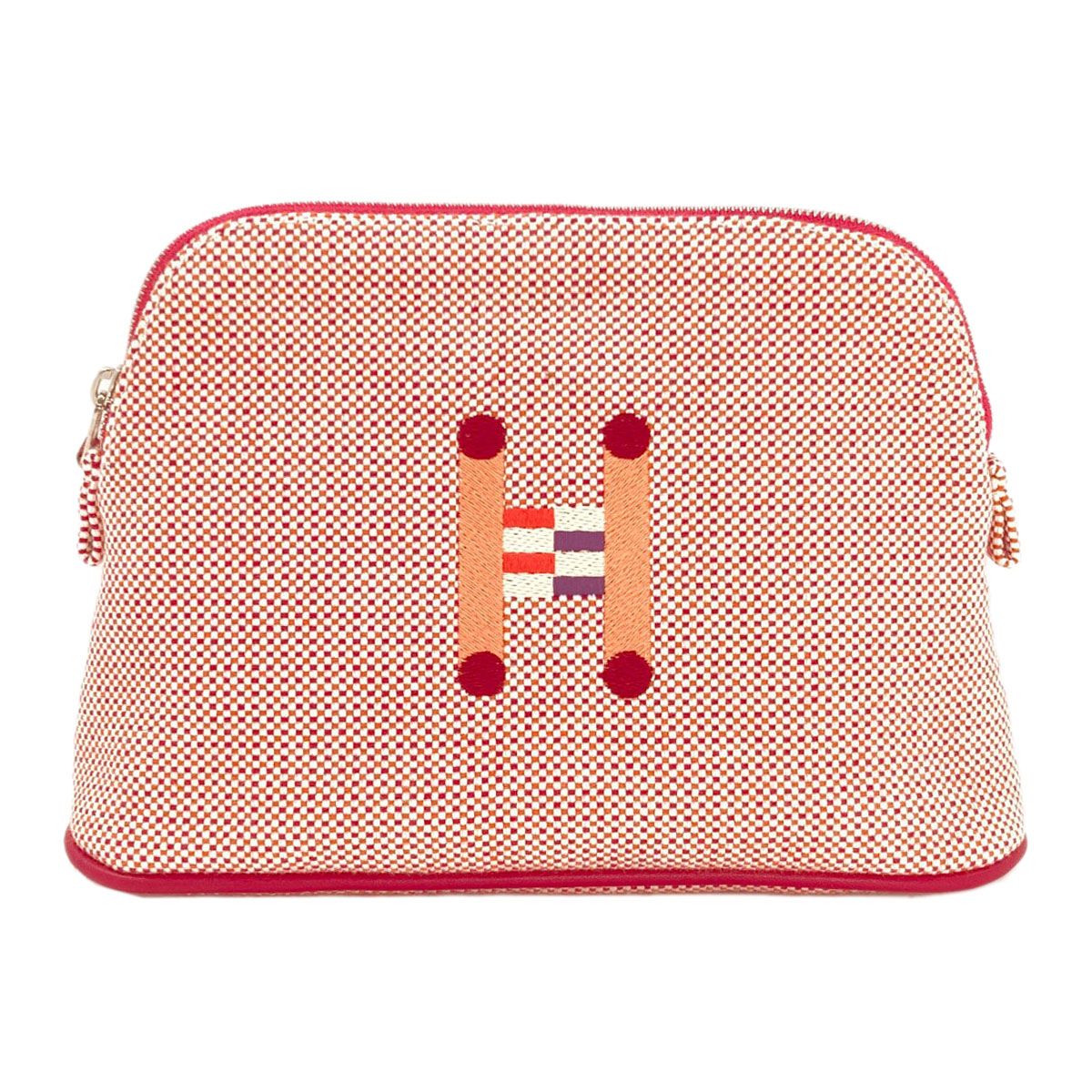 Hermes Bolide Pouch Cles Iji-h Makeup Canvas