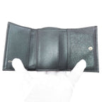Chanel Quilted CC Logo Gold Trifold Wallet Calf — view 5