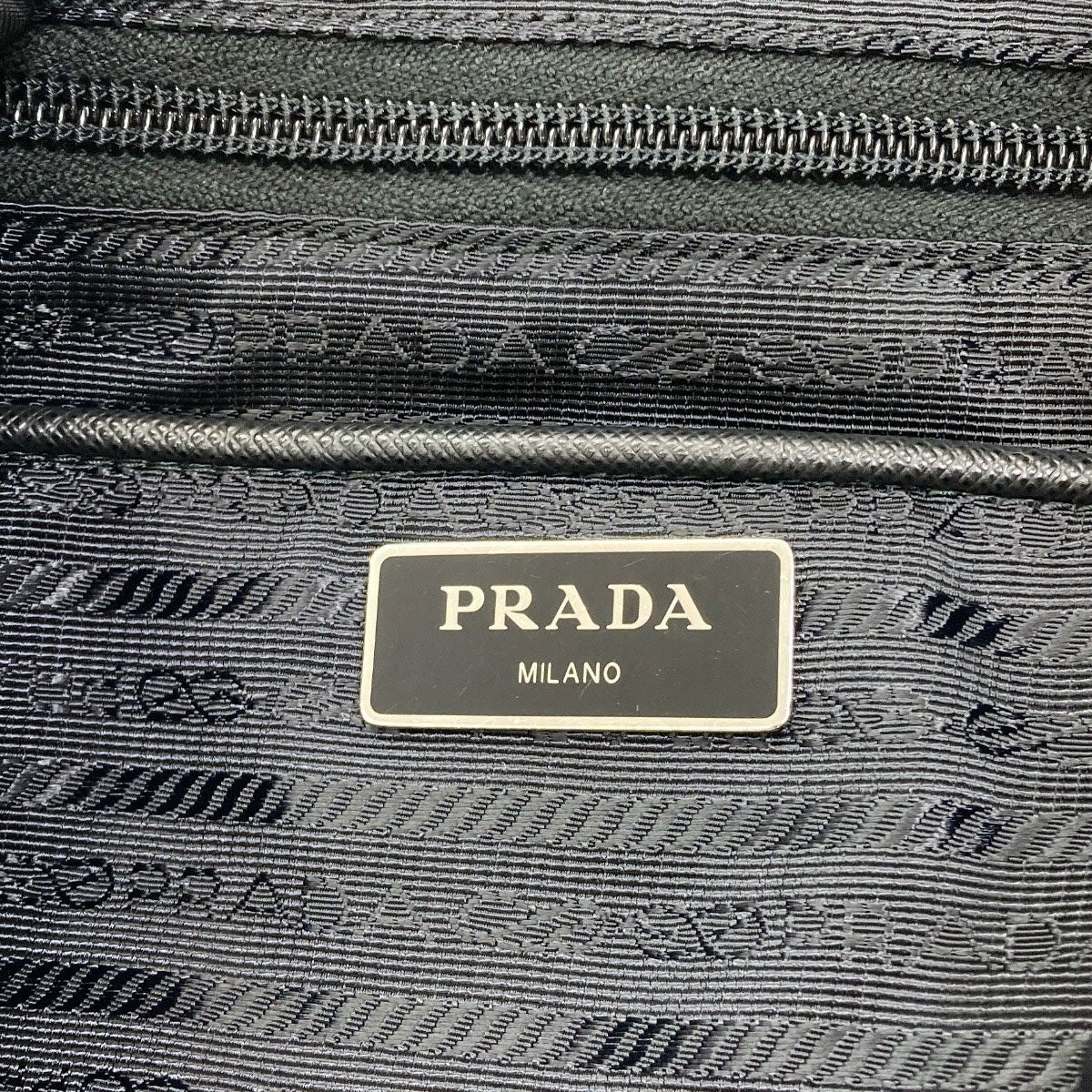 Prada Logo Backpack Nylon — view 6