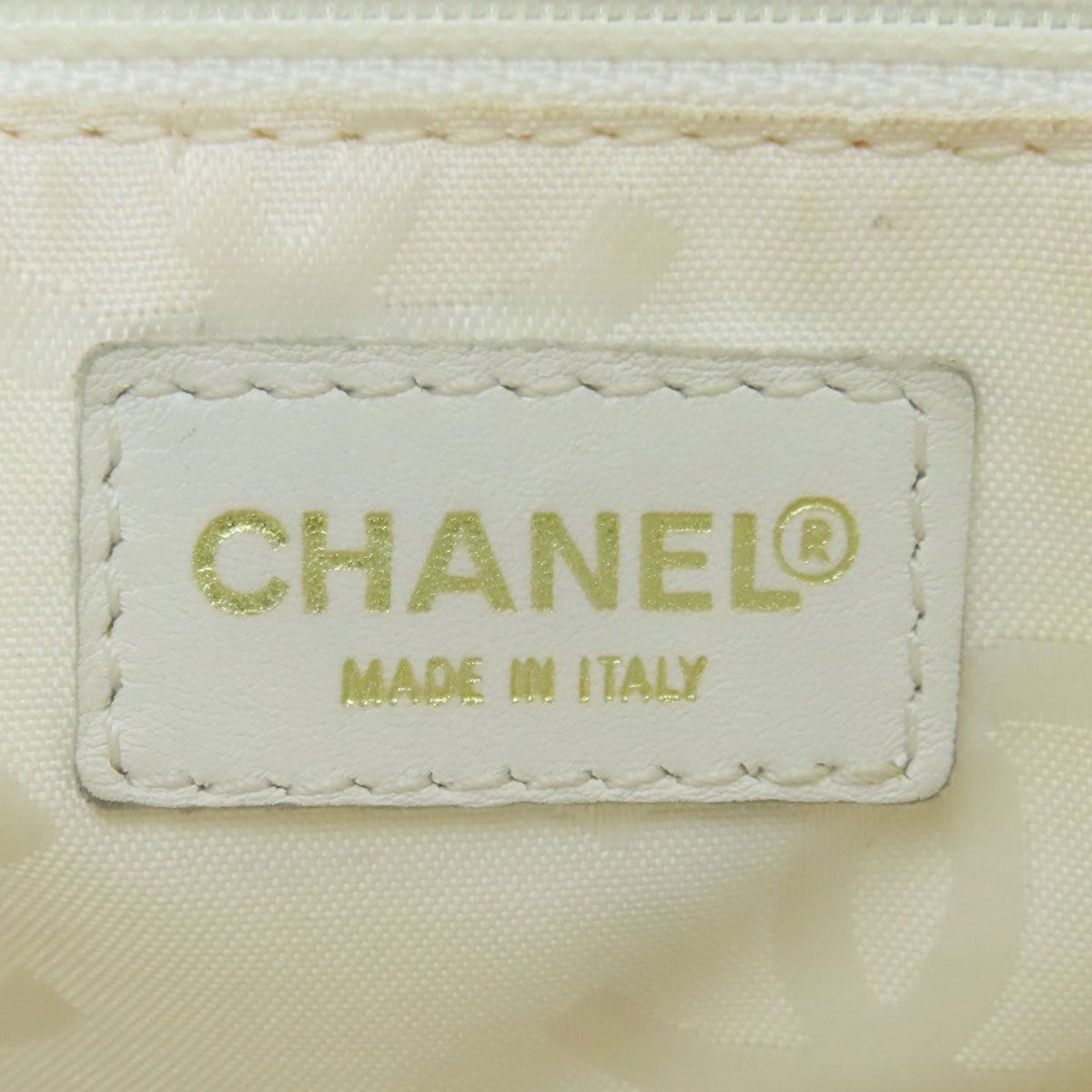 Chanel Wild Stitch Gold Tote Calf — view 6