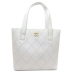 Chanel Wild Stitch Gold Tote Calf