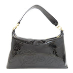 Chanel Camellia Perforated Gold Shoulder Bag Enamel — view 2