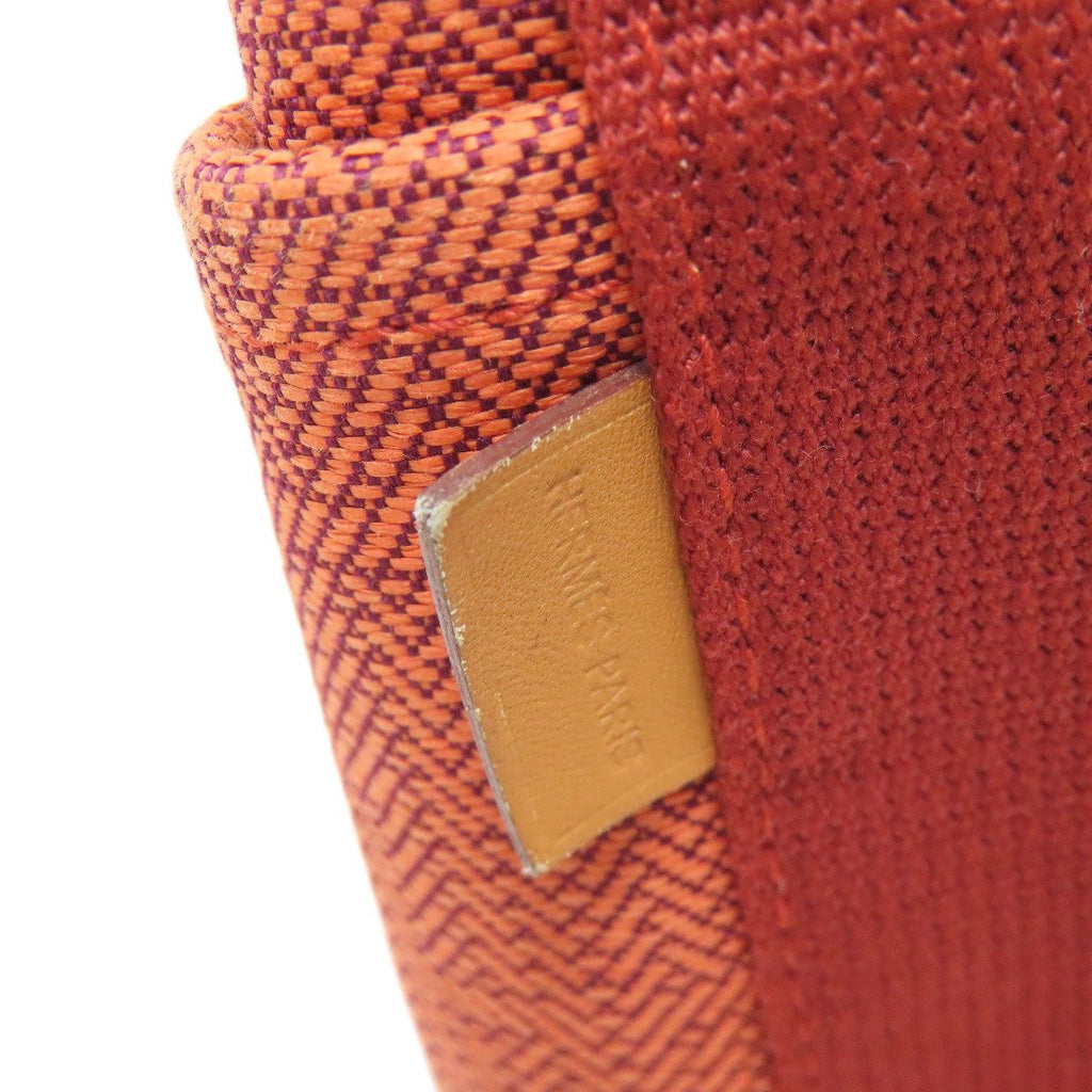 Hermes Saxo MM Silver Handbag Toile — view 7