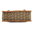 Fendi Long Shoulder Zucca Pattern Bag Canvas — view 4