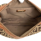 Fendi Long Shoulder Zucca Pattern Bag Canvas — view 5