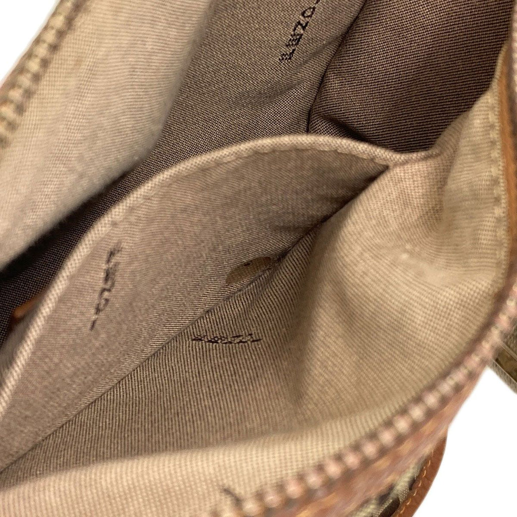 Fendi Long Shoulder Zucca Pattern Bag Canvas — view 7