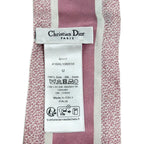 Dior Scarf Ivory Pink Multi Ribbon Floral Pattern Butterfly — view 2