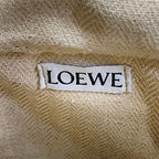 Loewe Shoulder Bag Bunny Bucket Natural Dark Yellow Basket Drawstring Leather — view 9