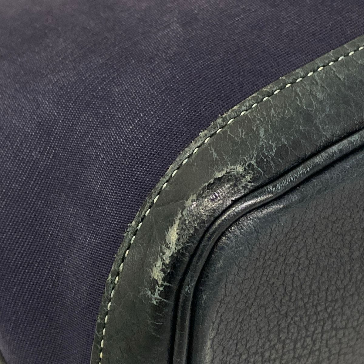 Hermes Tote Garden Party TPM Navy Black Silver — view 6