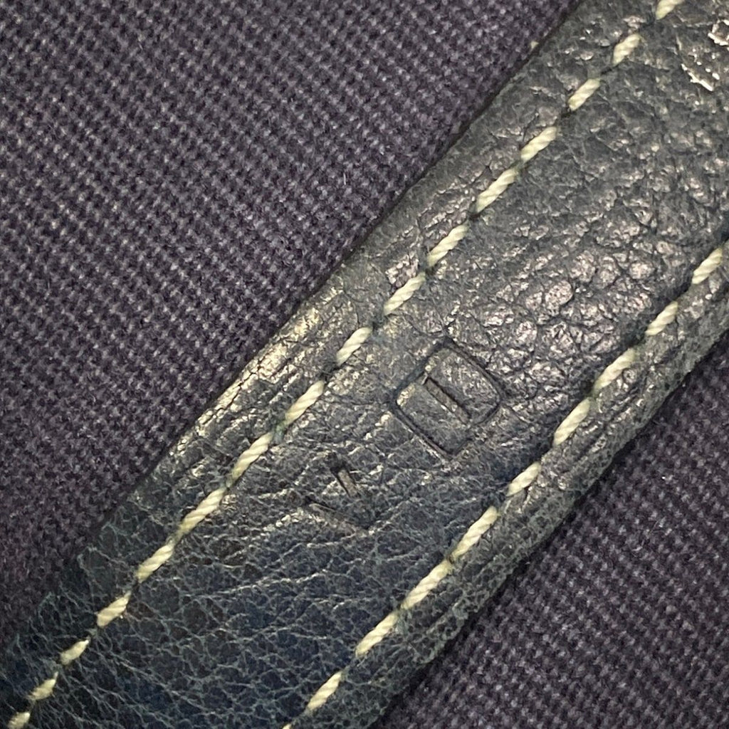 Hermes Tote Garden Party TPM Navy Black Silver — view 9