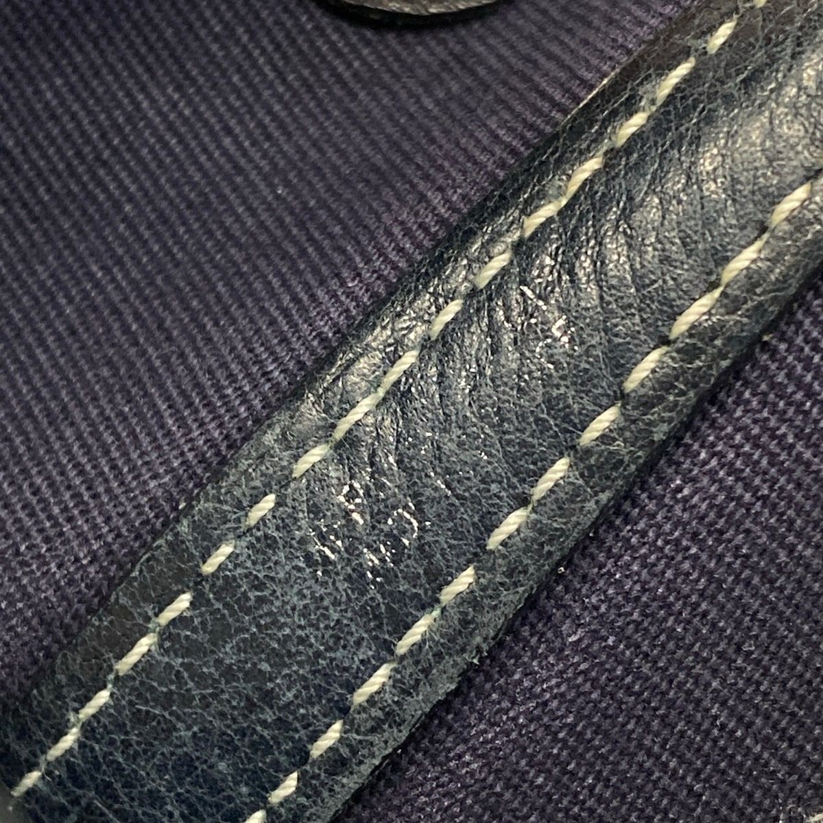 Hermes Tote Garden Party TPM Navy Black Silver — view 8