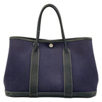 Hermes Tote Garden Party TPM Navy Black Silver — view 3