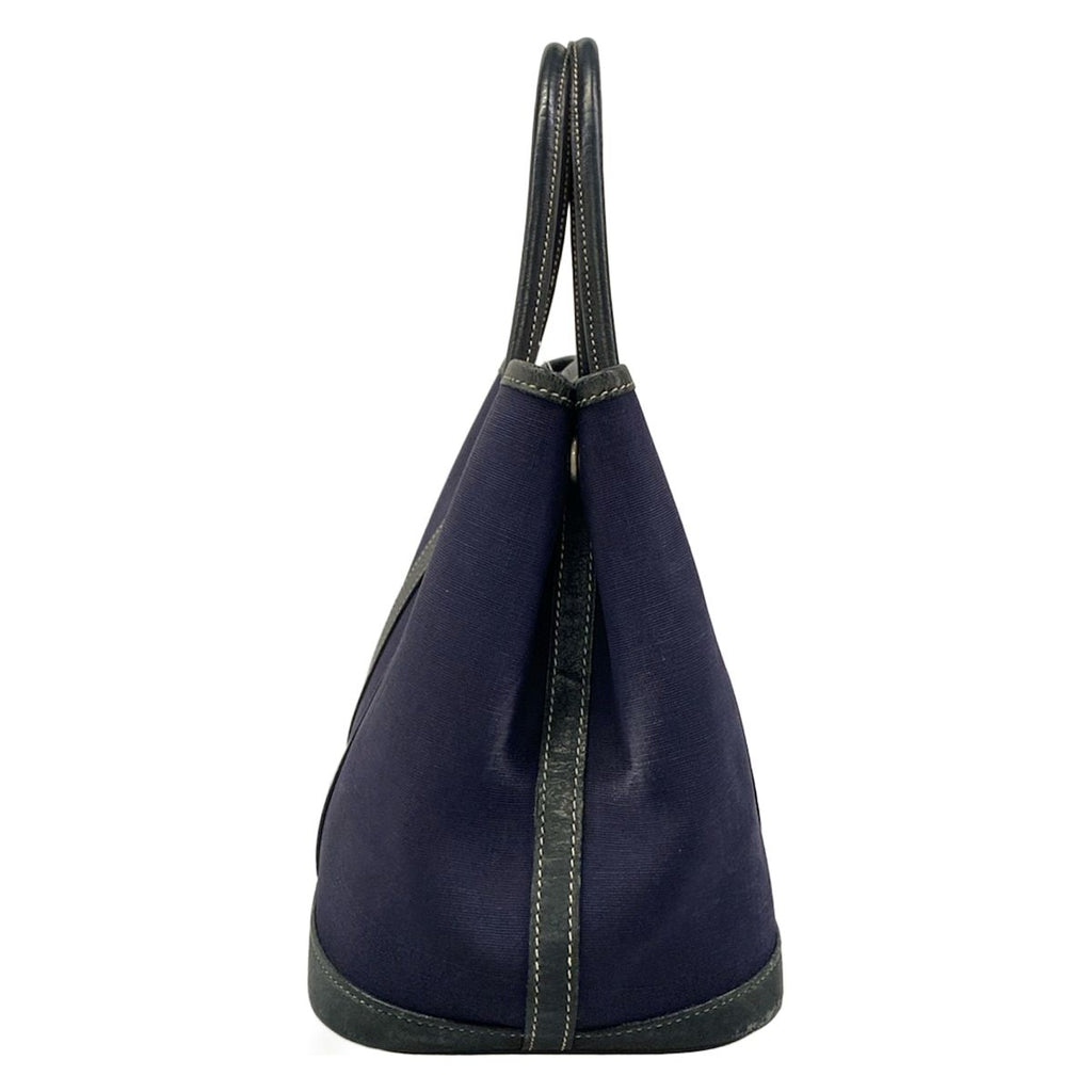 Hermes Tote Garden Party TPM Navy Black Silver — view 2