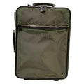 Prada Travel Bag Khaki Dark Brown Diamond No Lock Leather
