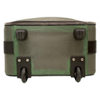 Prada Travel Bag Khaki Dark Brown Diamond No Lock Leather — view 5