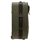 Prada Travel Bag Khaki Dark Brown Diamond No Lock Leather — view 2