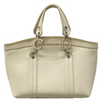Dior Tote Ivory Leather