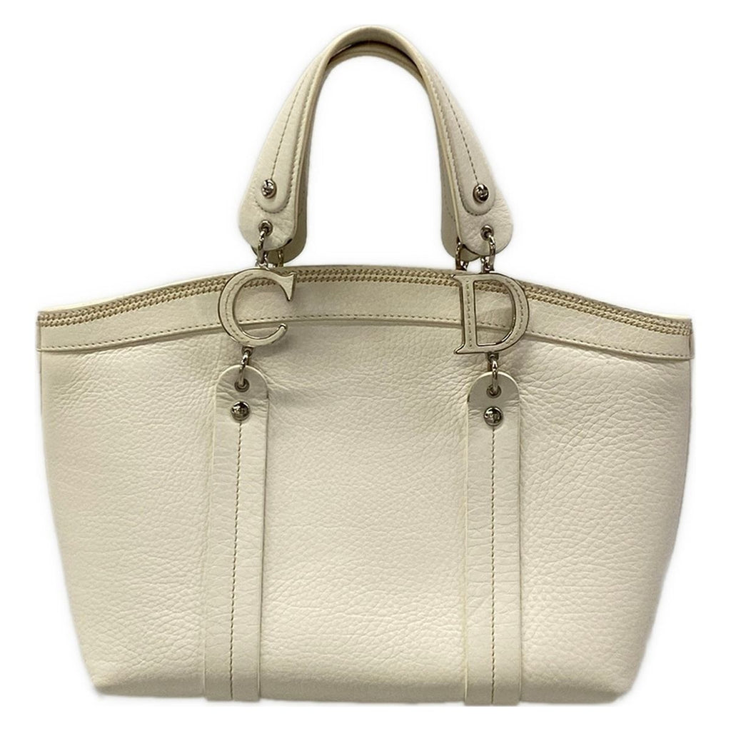 Dior Tote Ivory Leather — view 3