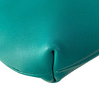 Loewe Handbag Flamenco Purse Mini Green Chain Handle Drawstring Lambskin — view 8