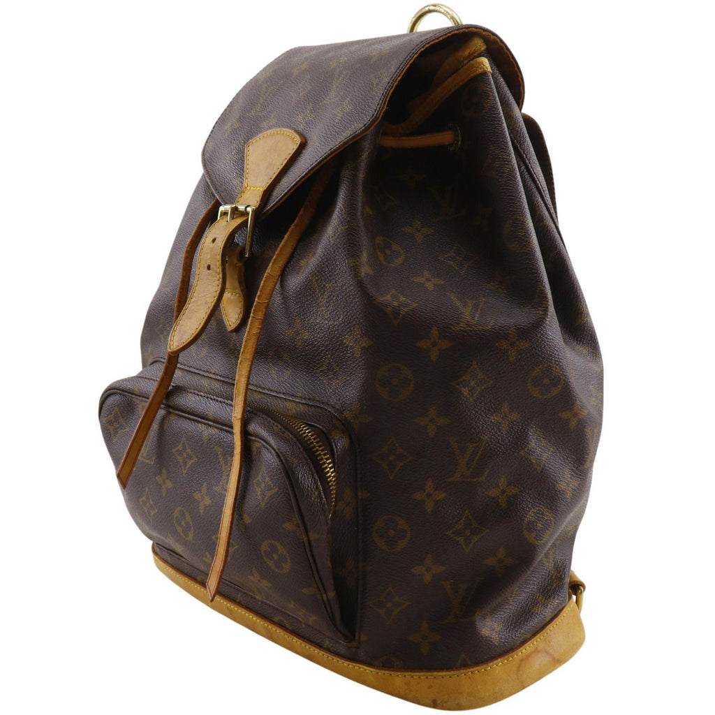 Louis Vuitton Montsouris GM Monogram Canvas Brown Backpack — view 2