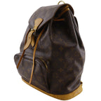 Louis Vuitton Montsouris GM Monogram Canvas Brown Backpack — view 2