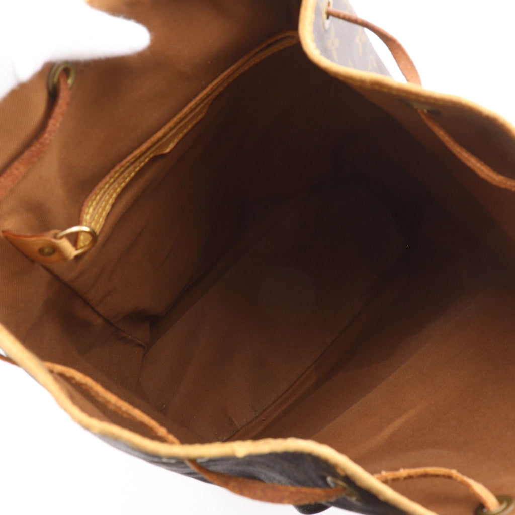 Louis Vuitton Montsouris GM Monogram Canvas Brown Backpack — view 5