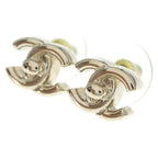 Chanel CC Logo Turnlock Earrings Gold