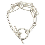 Hermes Chaine D'ancre Punk XS Chain Bracelet Silver — view 2