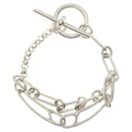 Hermes Chaine D'ancre Punk XS Chain Bracelet Silver