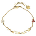 Dior Je Vous Adore Faux Pearl Bracelet Gold