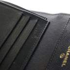 Chanel Boy Compact Wallet Caviar Leather Black — view 5