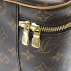 Louis Vuitton Monogram Nice BB Handbag Vanity Bag Brown Leather Gold — view 7