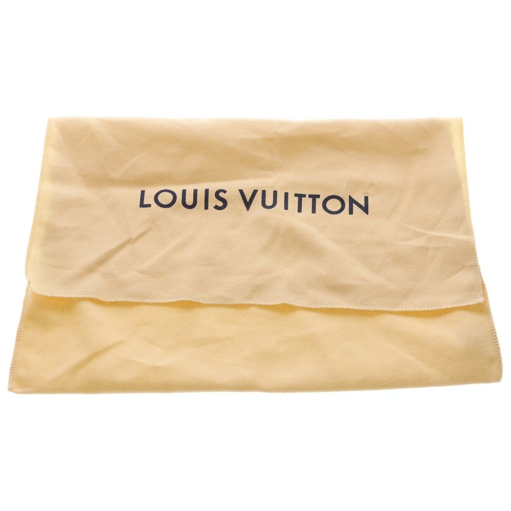 Louis Vuitton LV Aerogram Takeoff Messenger Shoulder Bag Black Leather — view 8