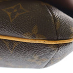 Louis Vuitton Monogram Musette Tango Shoulder Bag Brown Leather Gold — view 7