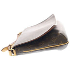 Louis Vuitton Monogram Musette Tango Shoulder Bag Brown Leather Gold — view 3