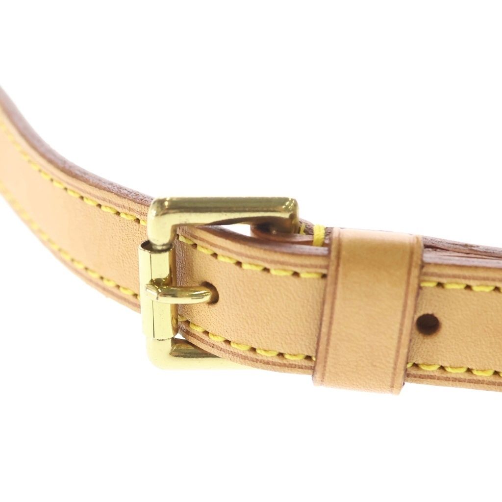 Louis Vuitton Monogram Musette Tango Shoulder Bag Brown Leather Gold — view 6