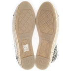 Chanel Espadrille High Cut Sneakers White Black — view 5