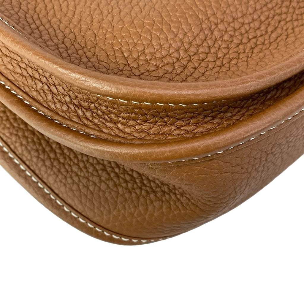 Hermes Shoulder Bag Evelyne 3 III PM Gold Silver — view 8