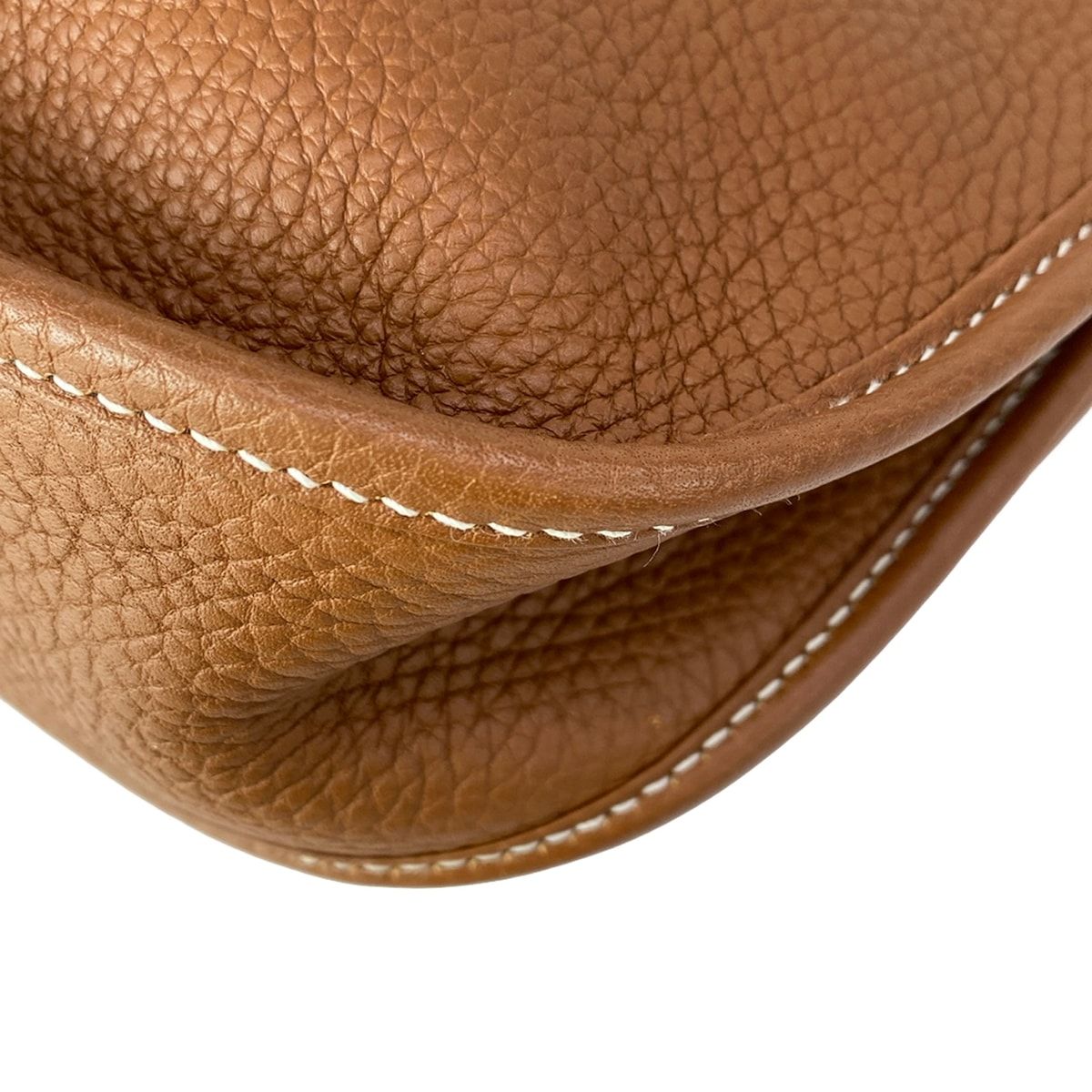Hermes Shoulder Bag Evelyne 3 III PM Gold Silver — view 7