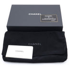 Chanel Cambon Organizer Wallet Card Case Black Leather — view 6