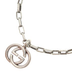 Gucci Interlocking Pendant Chain Silver