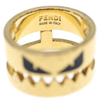 Fendi Anello Occhi Bugs Metallo Ochi Ring Gold — view 5